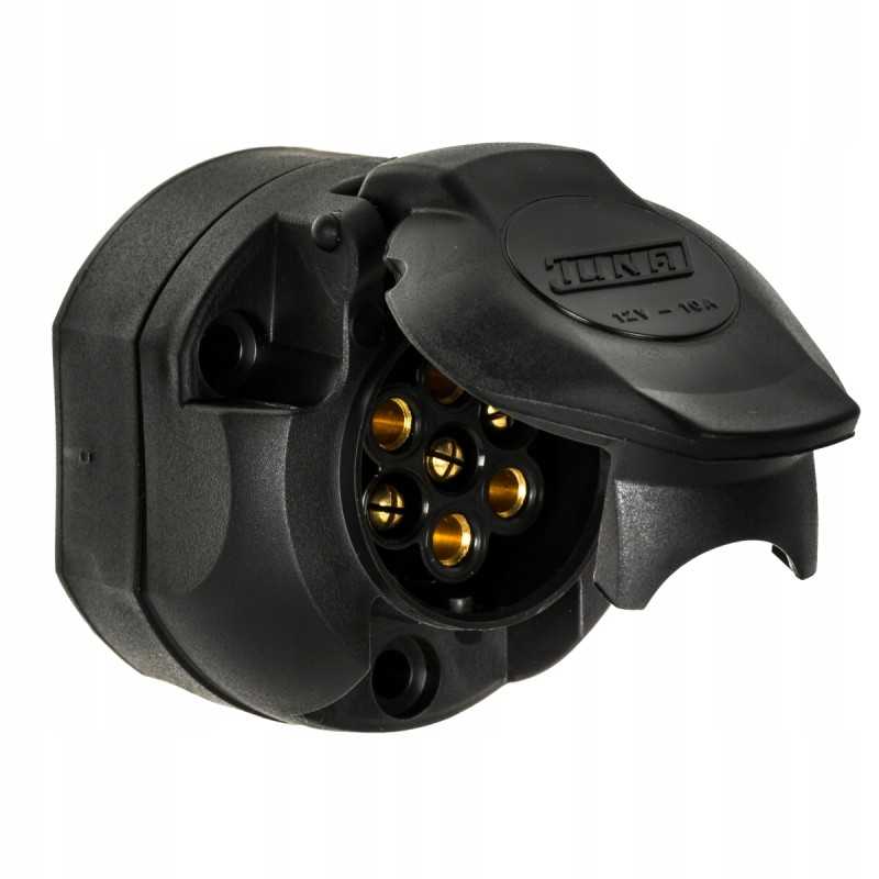 7 polių plastikinis lizdas Tuna 54170101