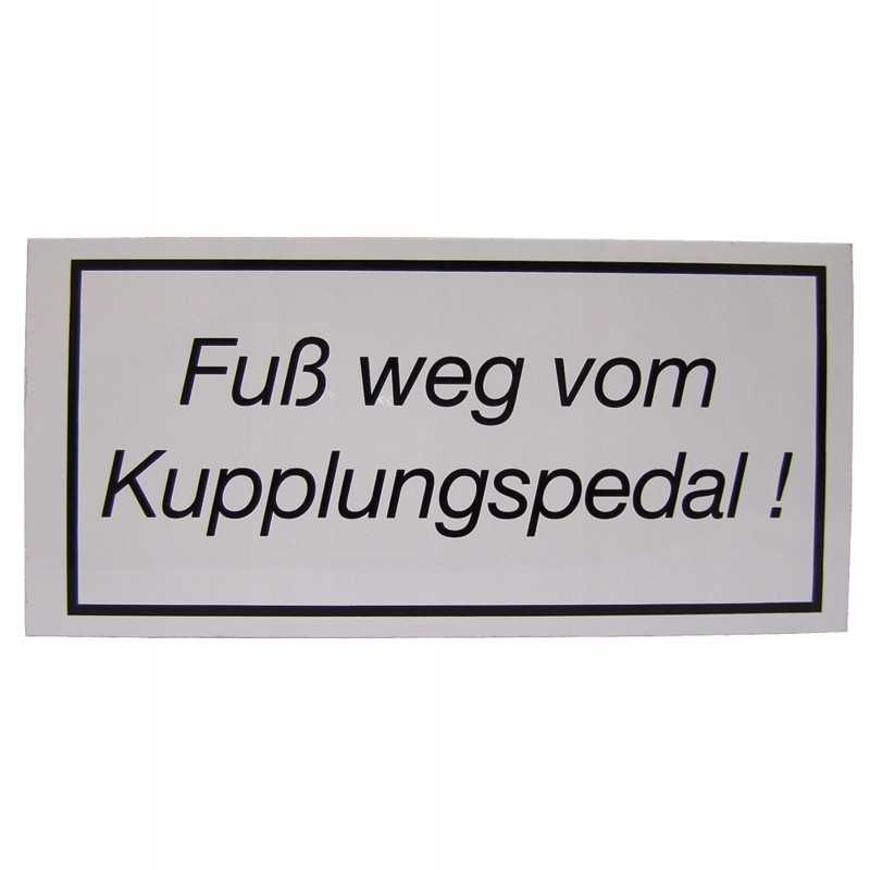 Nuimkite koją nuo sankabos pedalo granito