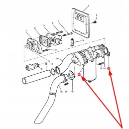 3910275m1 alyvos filtro tvirtinimo tarpiklis
