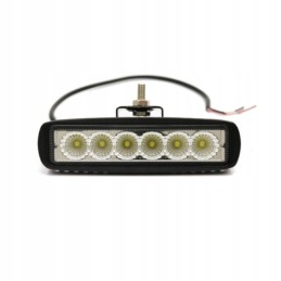 Darbo lempa 18w šaltai baltas reflektorius 12 24v