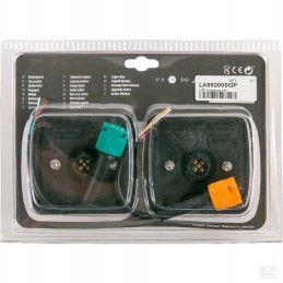 Kvadratinių LED galinių kombinuotų lempų rinkinys