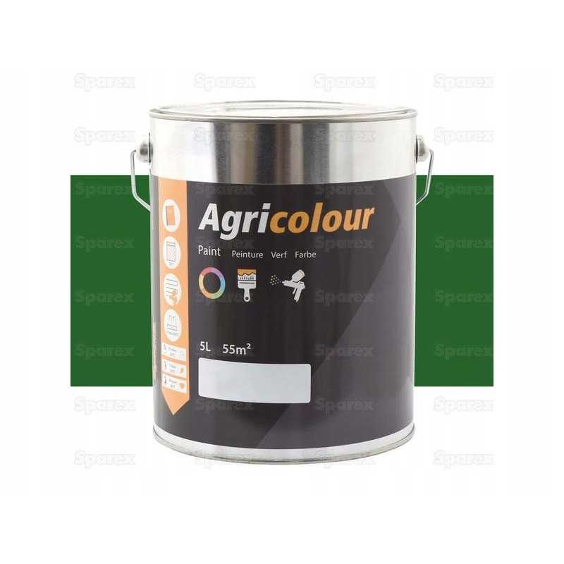 Žali dažai, 5 litrų skardinė, blizgūs