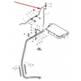 4272856m1 kabinos ventiliacijos kanalas 475 mm