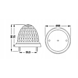 Žalias LED įspėjamasis švyturys