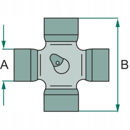 Varančiojo veleno kryžminė galvutė 34 9x94 mm blueline b7