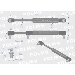 Stogo pavara 64014593 tinka Ursus C 385