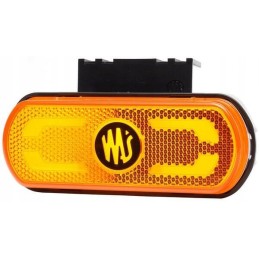 LED markerinė lempa, oranžinė, stačiakampė, 12 24v