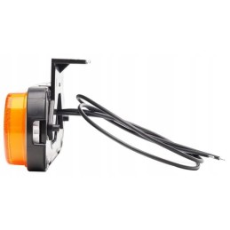 LED markerinė lempa, oranžinė, stačiakampė, 12 24v