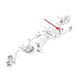 X592501205000 hidraulinis reduktorius m18 x 1 5