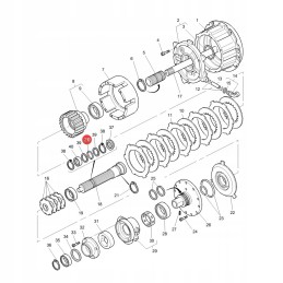 O formos žiedas massey ferguson 3010501x1 originalus