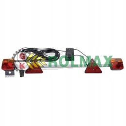 Lempos rinkinys ant 1000-1600mm spindulio su trikampiu