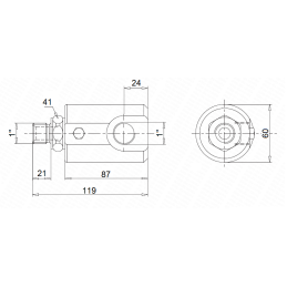 Kampu pasukama hidraulinė jungtis ggl 1