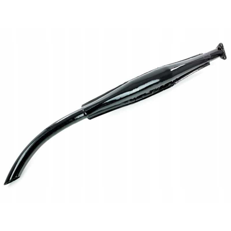 Emaliuotas statinės duslintuvas, trikampis, išlenktas 7201 1410