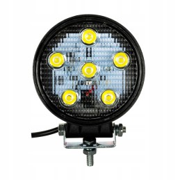 Apvali LED darbinė lempa 18w 12v 24v 1100lm