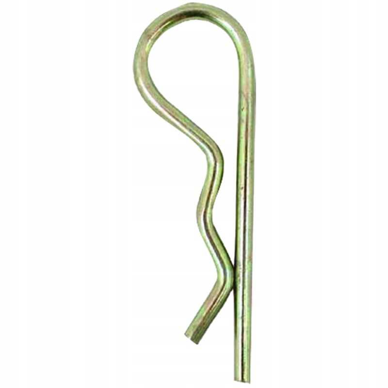 Spyruoklinis cinkuotas kaištis, violetinė, 5 mm, granitas