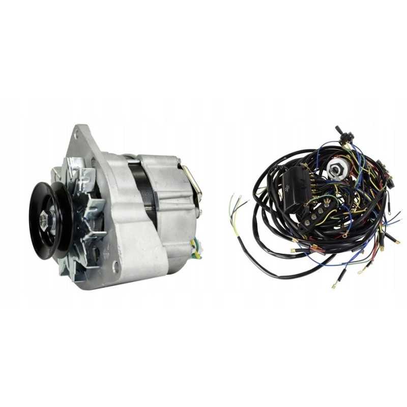 Elektros instaliacija ursus c 330pl generatorius