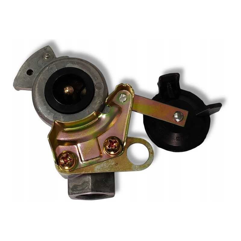 M22 kieta pneumatinė jungtis, juodas kištukas