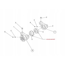 Mecalac 12 galinės ašies įvorė