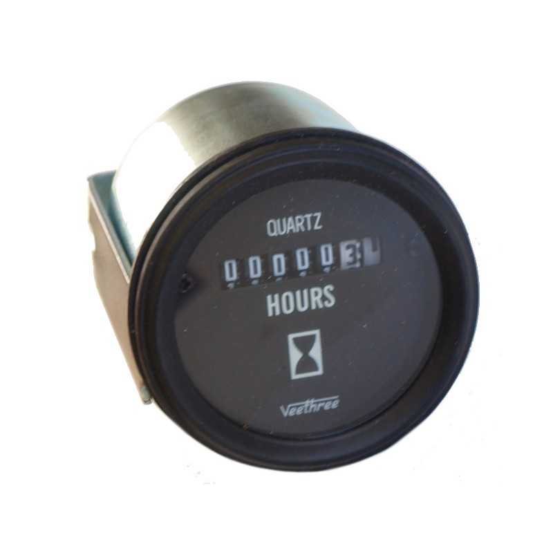 Universalus valandų skaitiklis 12 28v 52 mm