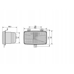 Priekinis žibintas deutz fahr agrokid lempa