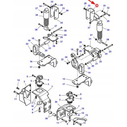 4348273m2 amortizatoriaus tvirtinimo kronšteinas