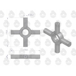 Diferencialinė pavara 2746135m2 mf3 mf4 o
