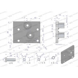 Adapteris išoriniam skirstytuvui žemės ūkio traktoriuje