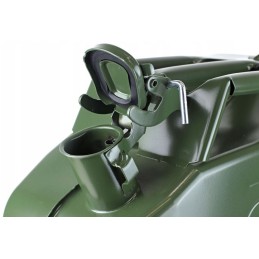 Metalinis kuro kanistras 20l benzininiam dyzelinui