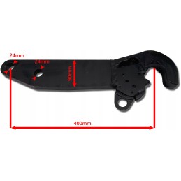 Apatinė trauklė, kairioji sija, mtz svirtis, 2 kategorija l, 400 mm