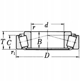 30206gp kūginis ritininis guolis