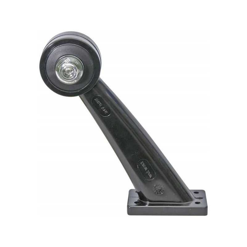 LED šoninė šviesa, dešinė, 12 24v, raudona, skaidri