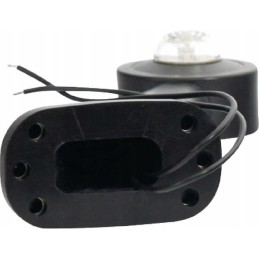 LED šoninė šviesa, dešinė, 12 24v, raudona, skaidri