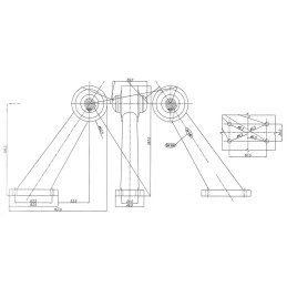 LED šoninė šviesa, dešinė, 12 24v, raudona, skaidri