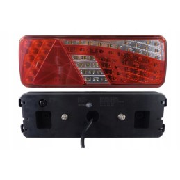 Kombinuotas galinis žibintas su trikampiu, 75 LED, dešinė