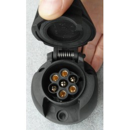 7 kontaktų lizdas, Lenkijos Dunojus, traktoriaus priekaba