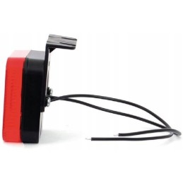 LED kvadratinė markerinė lempa 12 24v su kabeliu ir