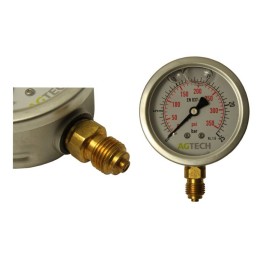 Slėgio matuoklis fi 63 bsp 1 4 USD diapazonas 0 25 bar agtech