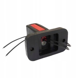 Gaisro žibintas 12 24v, priekyje ir gale