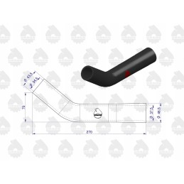 Originalus Ursus C 330 radiatoriaus žarnų rinkinys
