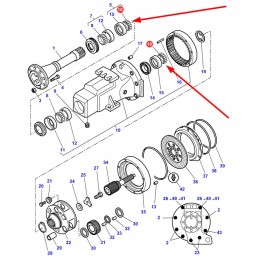 843885m1 galinio stebulės guolis