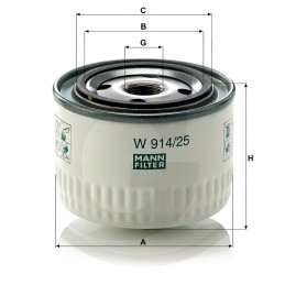 Mann filtras w 914 25 automatinis hidraulinis filtras