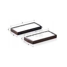 Salono filtras mann filtras cu24000 2 cu240002