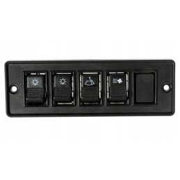 Jungiklių skydelis su Ursus Zetor jungikliais