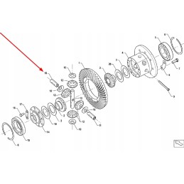 P5s38201115 diferencialo mechanizmo krumpliaračio kaištis