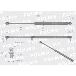 Stogo pavara 3027294m1 tinka Massey Ferguson