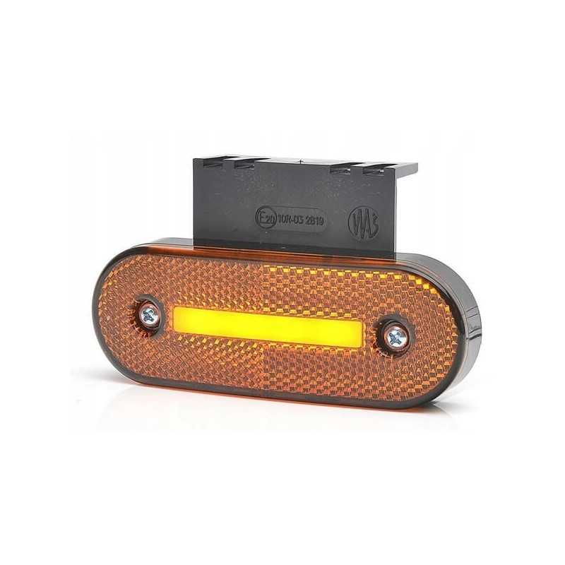 Stačiakampė LED šoninė gabaritinė lemputė 12 24v su srove