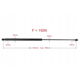 Galinio stiklo amortizatorius massey ferguson 150n 2 vnt