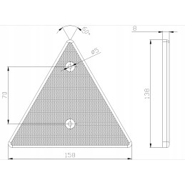 Priekabos žibintų komplektas, 7 kontaktų kištukas, atšvaitas