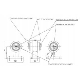 Žymeklis 12 24v 95x83 5x68mm gopart la35007