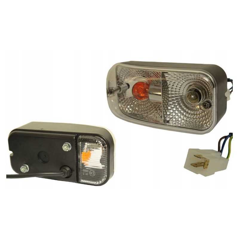 Priekinių žibintų Zetor kryptis teisinga padėtis